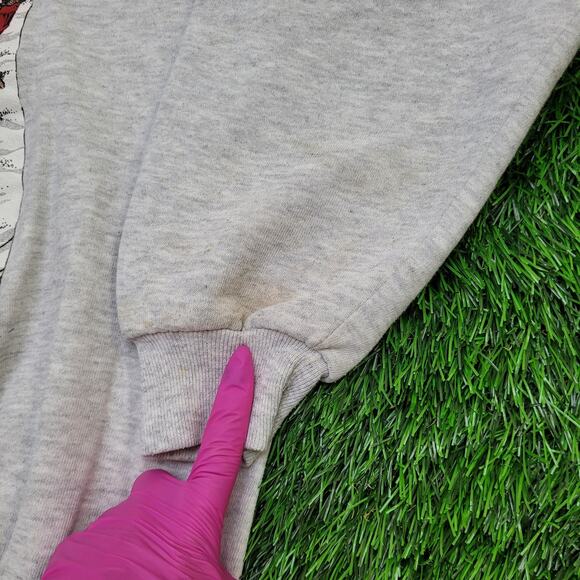 Vintage 1994 Funny Deer Hunting Sweatshirt Women XL 23x24 USA - Picture 10 of 16